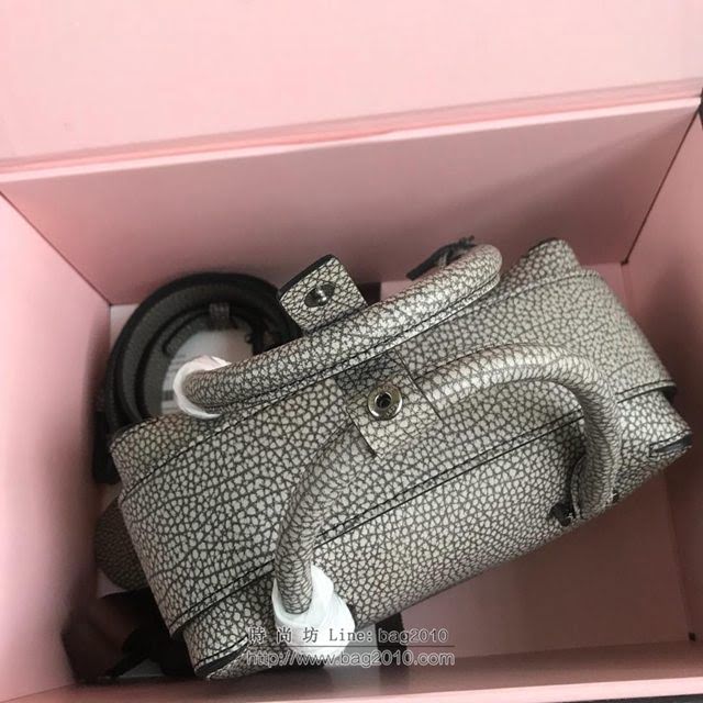 DELVAUX女包 Delvau單肩斜挎包 半手工Cool box 小號 德爾沃女手提包 手拎包 黑白雪花  fcs1181